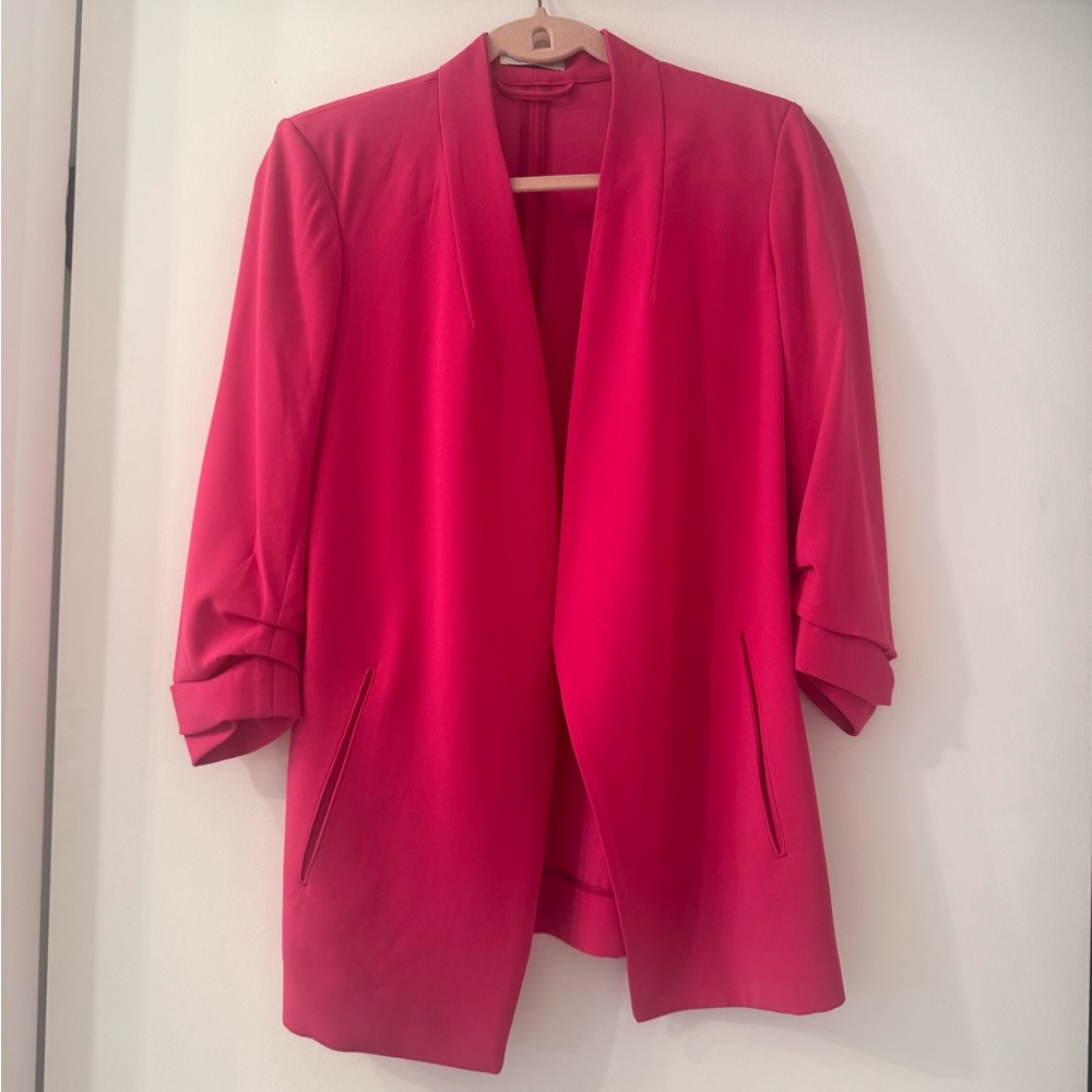 Aritzia Babaton Power Blazer Hot Pink Size 2